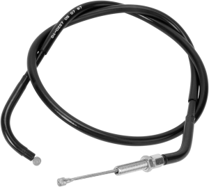 Black Vinyl Clutch Cable Black