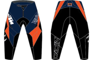 Black Friday - Reduceri Pantaloni Copii KTM Gravity-FX Blue/Orange - Promoție