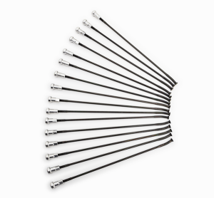 Spoke And Nipple Replacement Kit Aluminum, Black