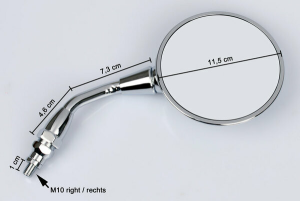 Mirror Replacement Black