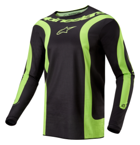 Tricou Alpinestars Fluid Lurv Black/Yellow Fluo
