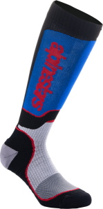 Sosete Copii Alpinestars Mx Plus Black/White/Blue