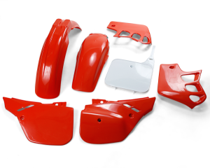 Full Body Replacement Plastic Kit Red, White