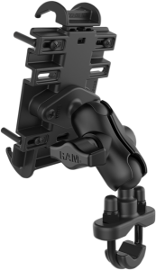 Quick Grip Phone Mount With U-bolt Base Black 